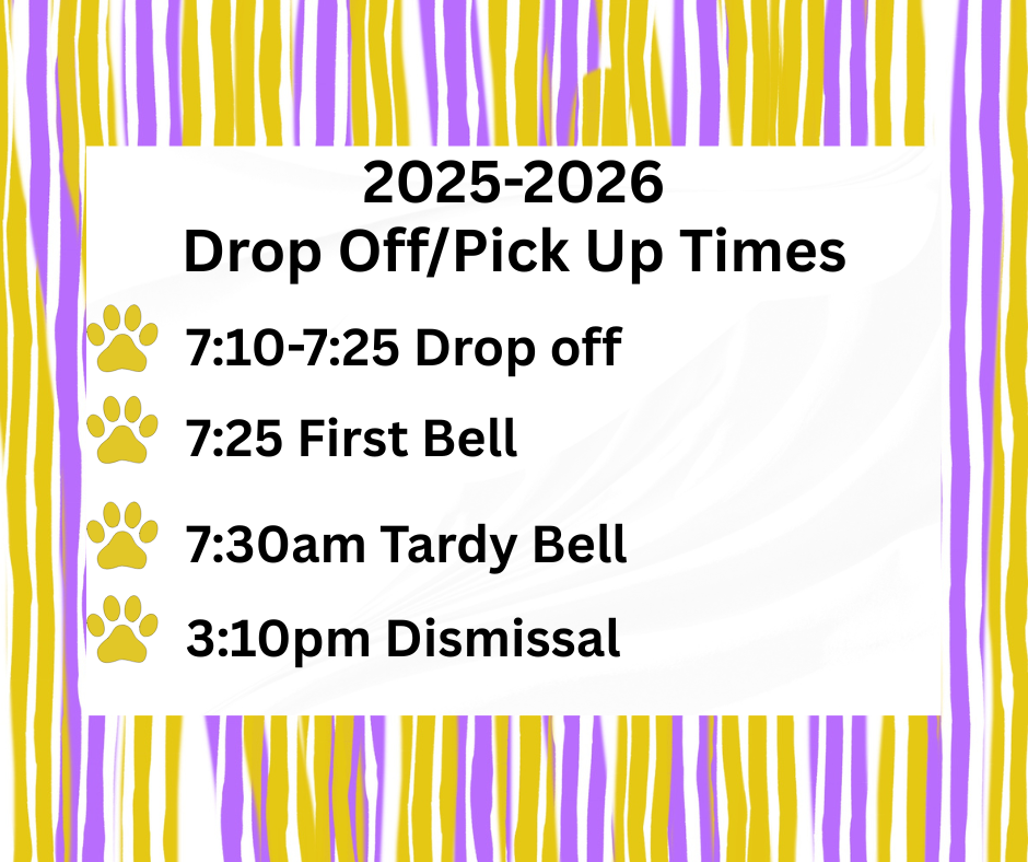 drop off times