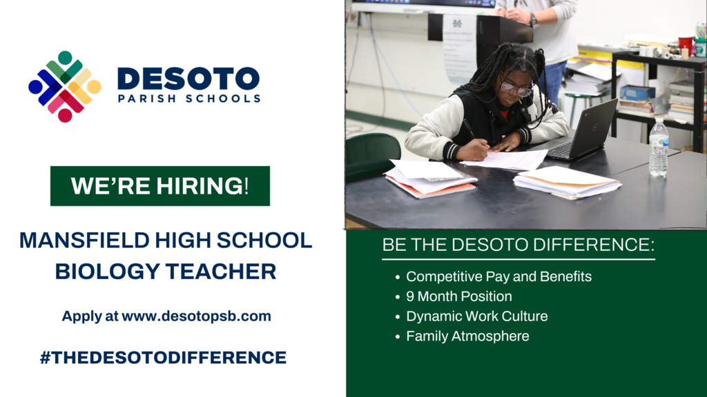 Biology Position- Mansfield High School
