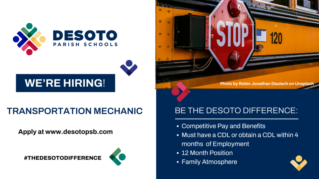 Transportation Mechanic Job Posting 
