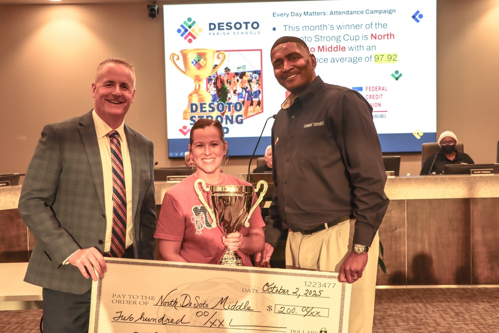 North DeSoto Middle- Attendance Winner 