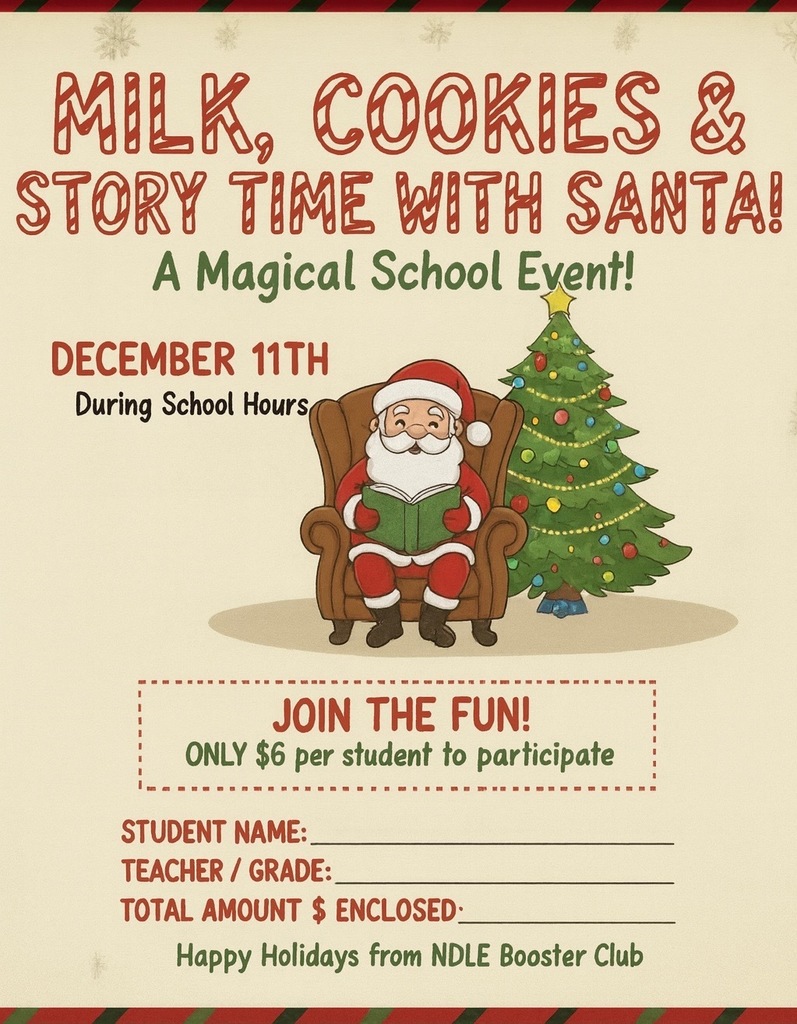 Milk and Cookies with Santa changed to December 10th