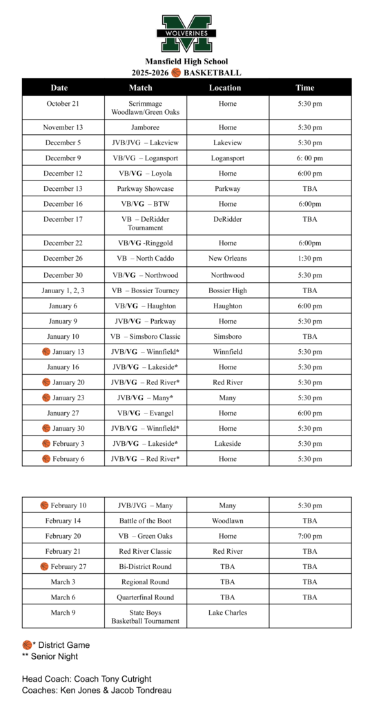 MHS 25-26 Basketball Schedule