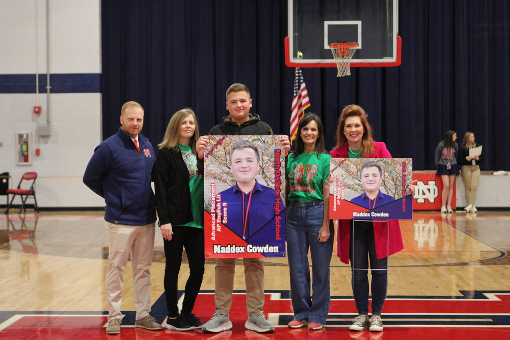 NDHS Recognize AP Exam score of 5