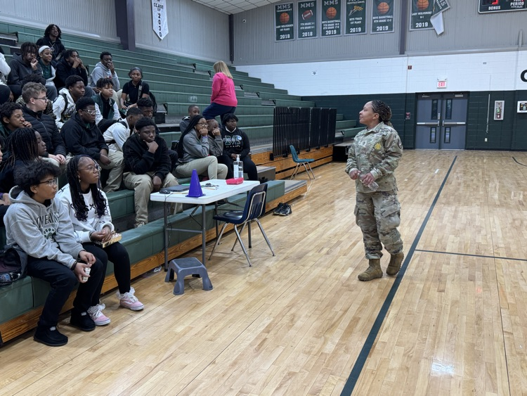 sergeant speaking to class