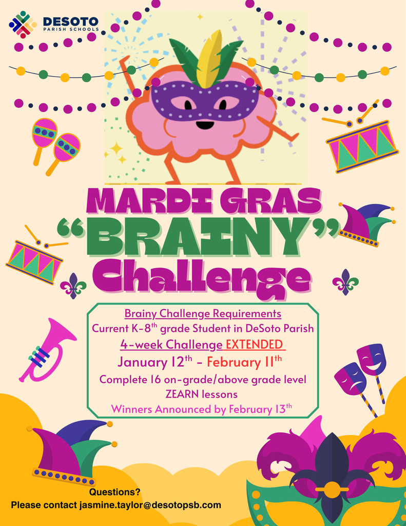 mardi gras brainy challenge