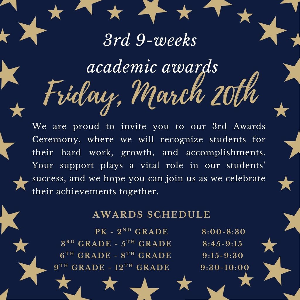 Awards invitation