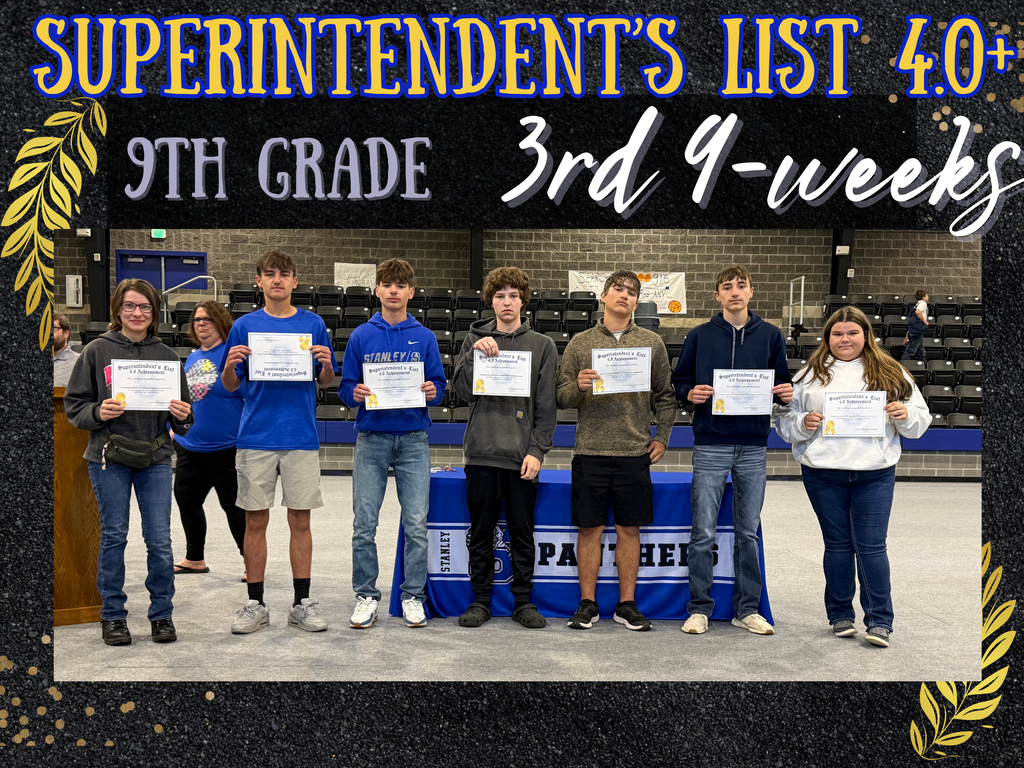 9th Grade: Superintendent's List