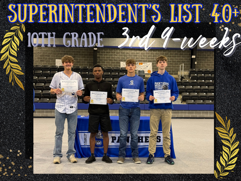 10th Grade: Superintendent's List