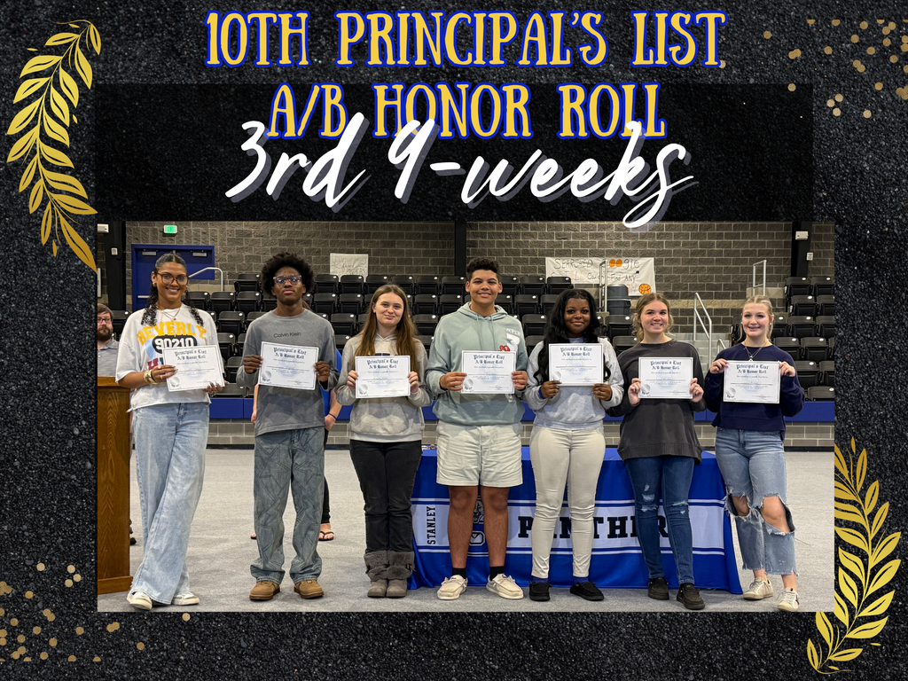 10th Grade: Principal's List