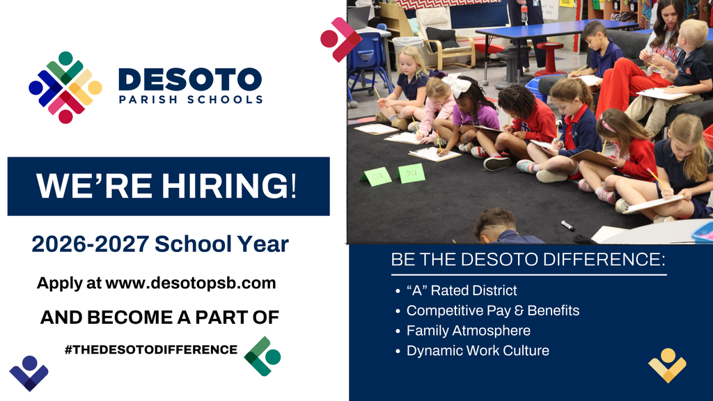 We're Hiring 2026-2027 School Year- Job Openings
