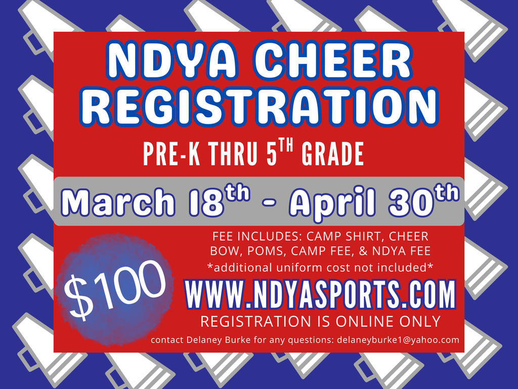 NDYA Cheer Post