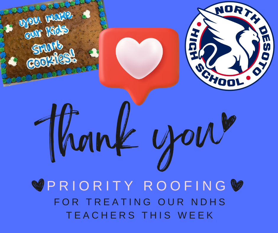 thank you Priority Roofing