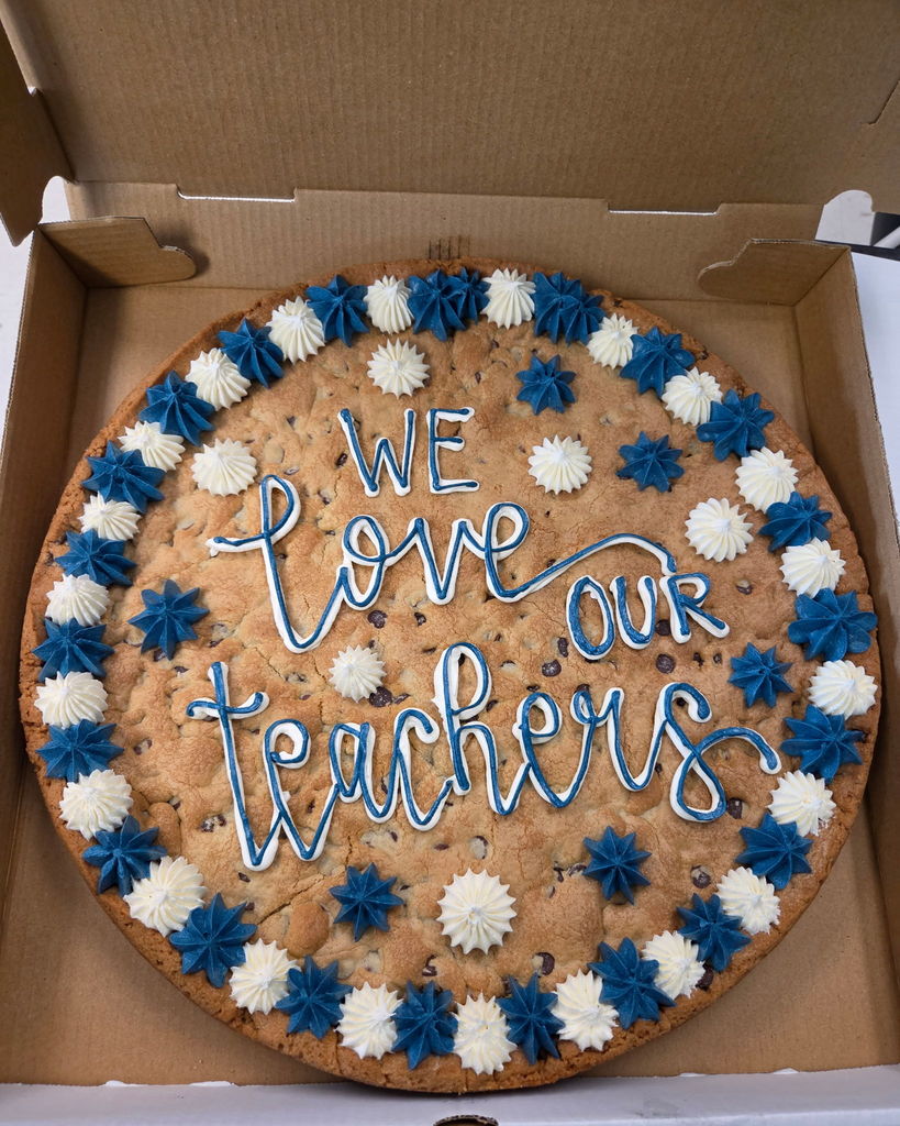 Bites and Brew Cookie Cake