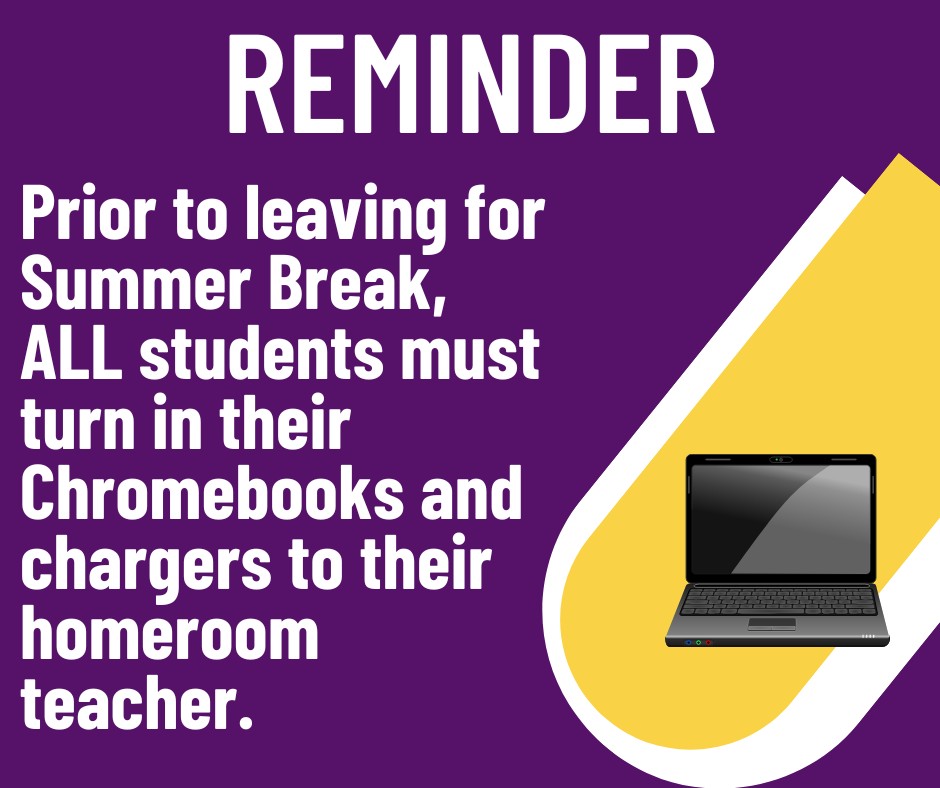 Chromebook Reminder