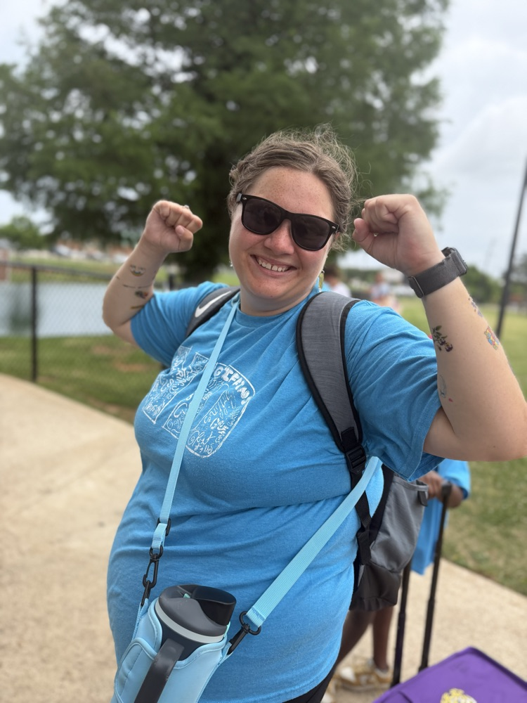 teacher on a field trip