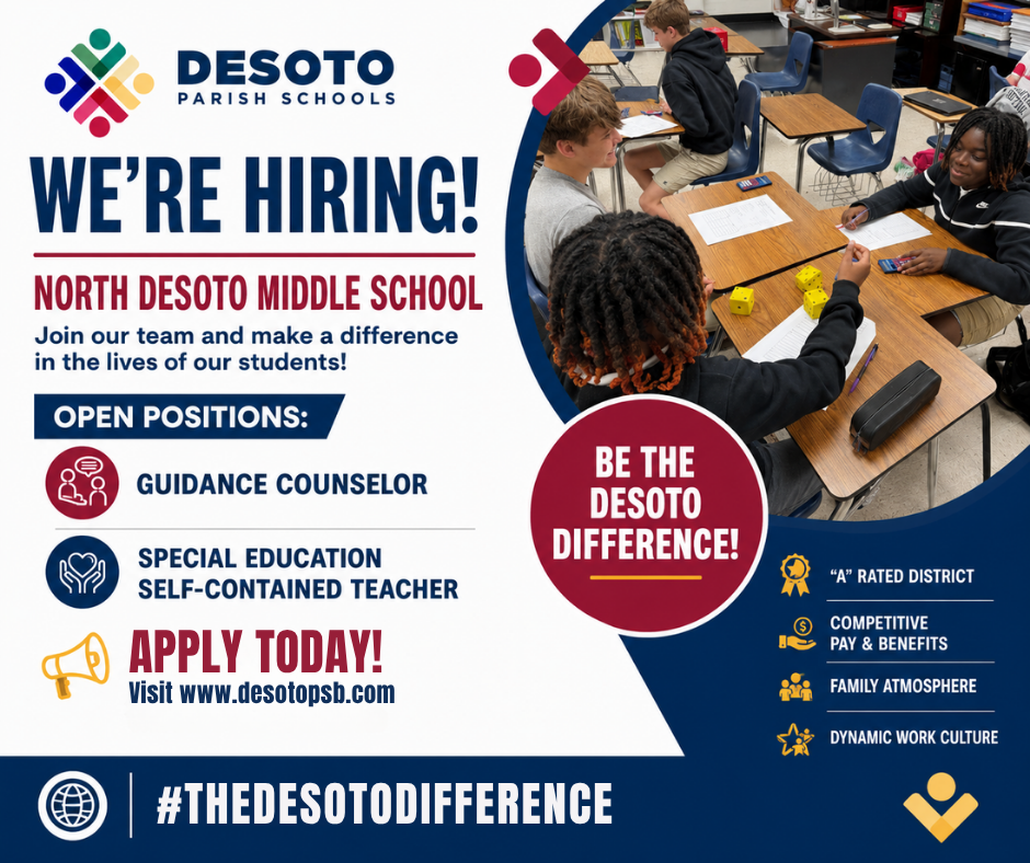 North DeSoto Middle School Job Openings 