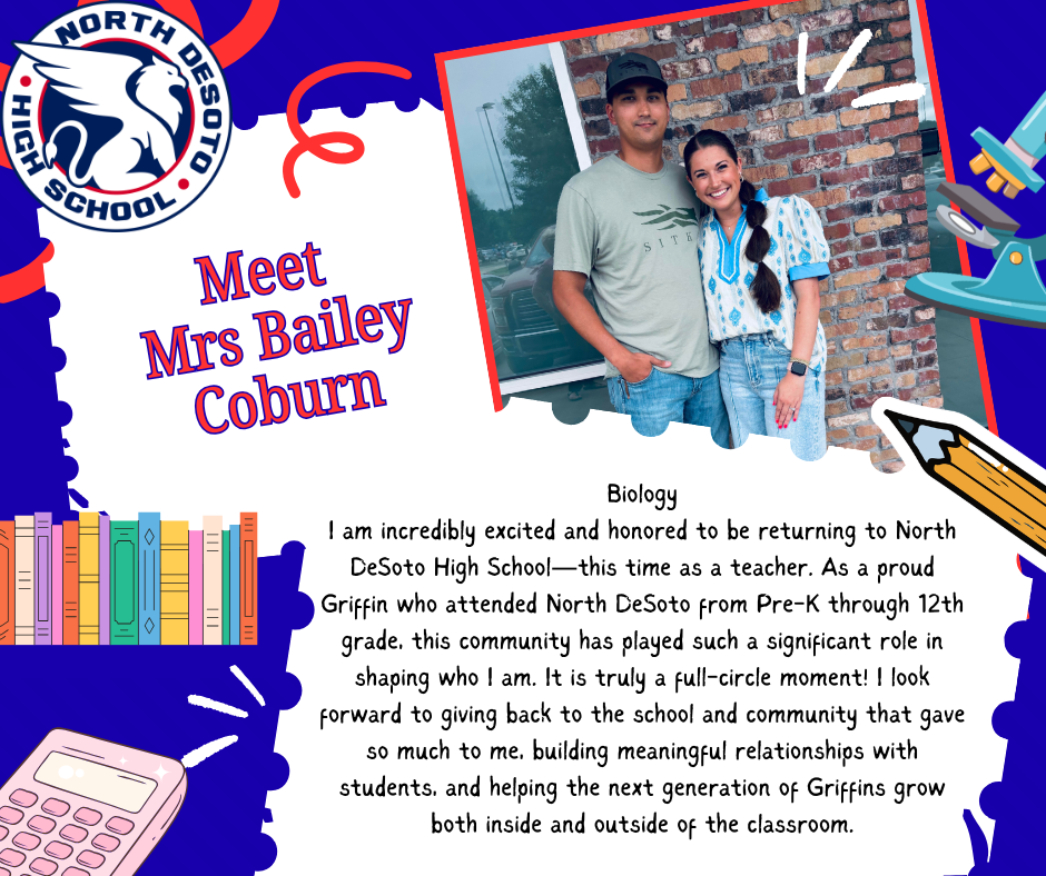 Welcome Mrs Coburn to NDHS