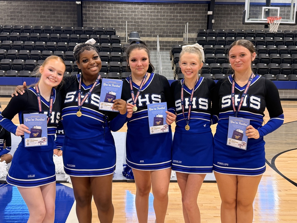 SHS Varsity Cheerleaders making the NCA All American Cheer Team
