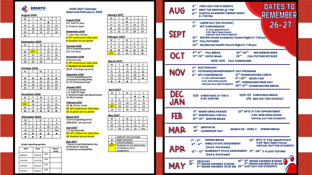 dates to remember