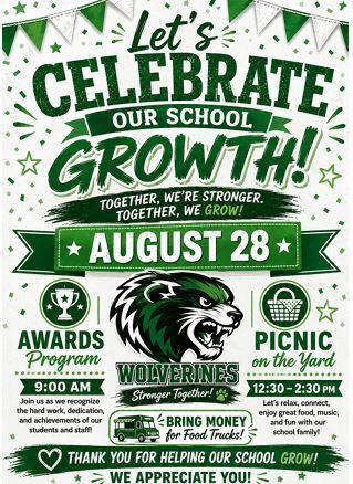 Growth Celebration Flyer