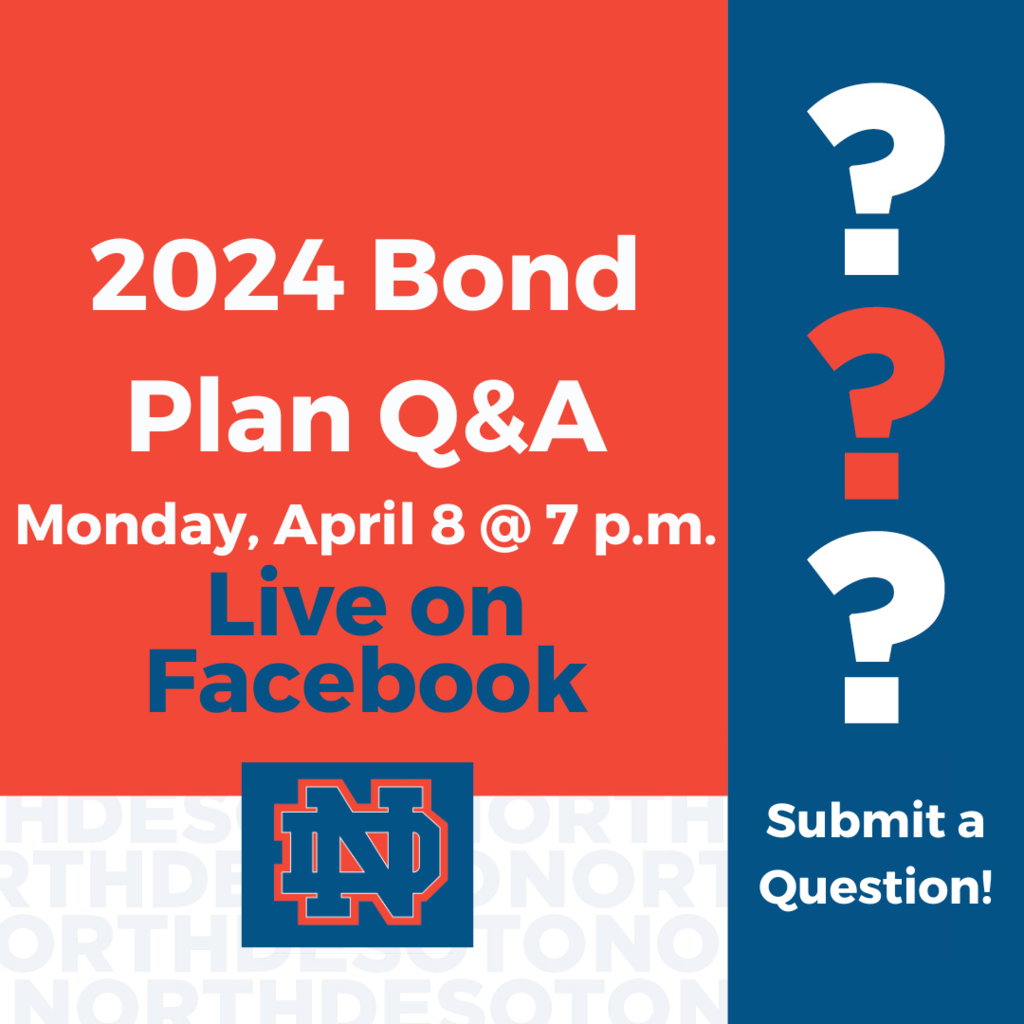 2024 Bond Plan Q&A Monday APril 8 at 7 p.m. live on facebook, submit a question