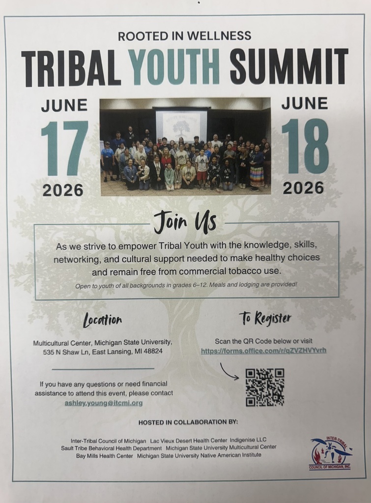 Upcoming Tribal Youth Summit coming up in June 2026