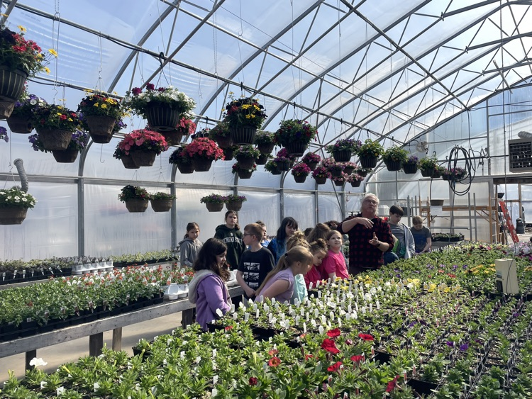 learning about the watering system