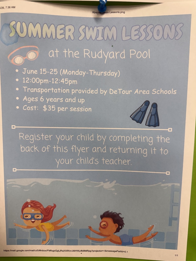 Summer Swim Lessons Flyer