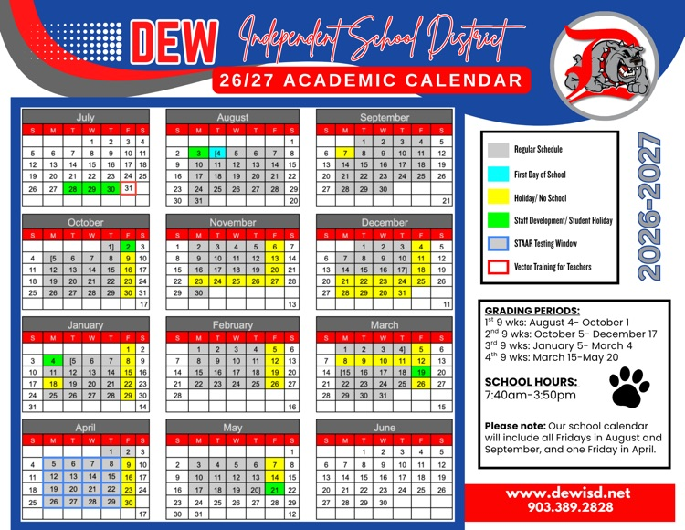 26/27 calendar