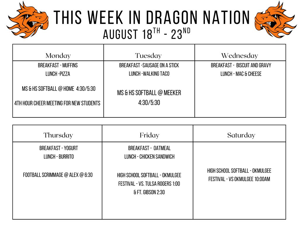 the week in dragon nation