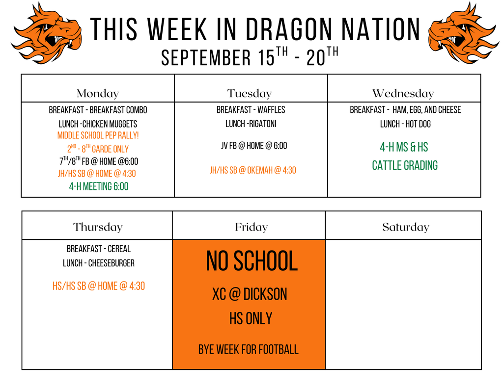 this week in dragon nation