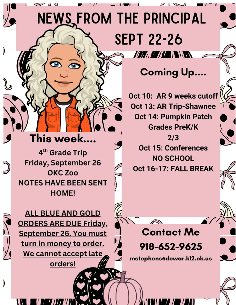 this week in elem. 