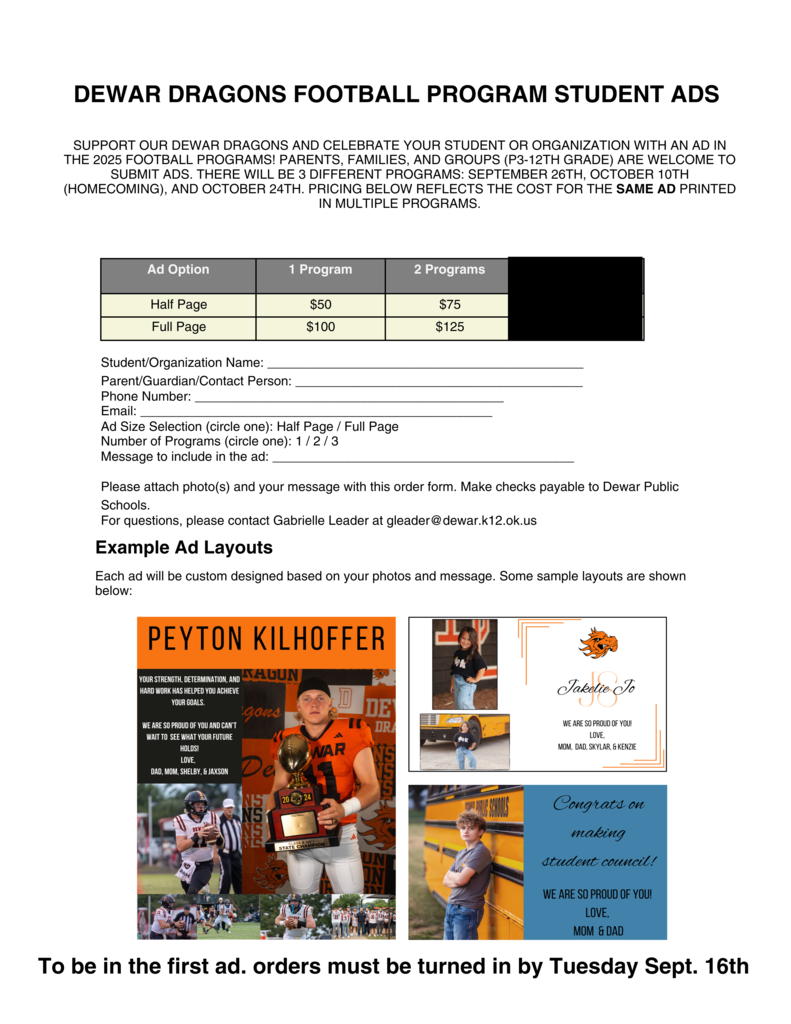 student ads