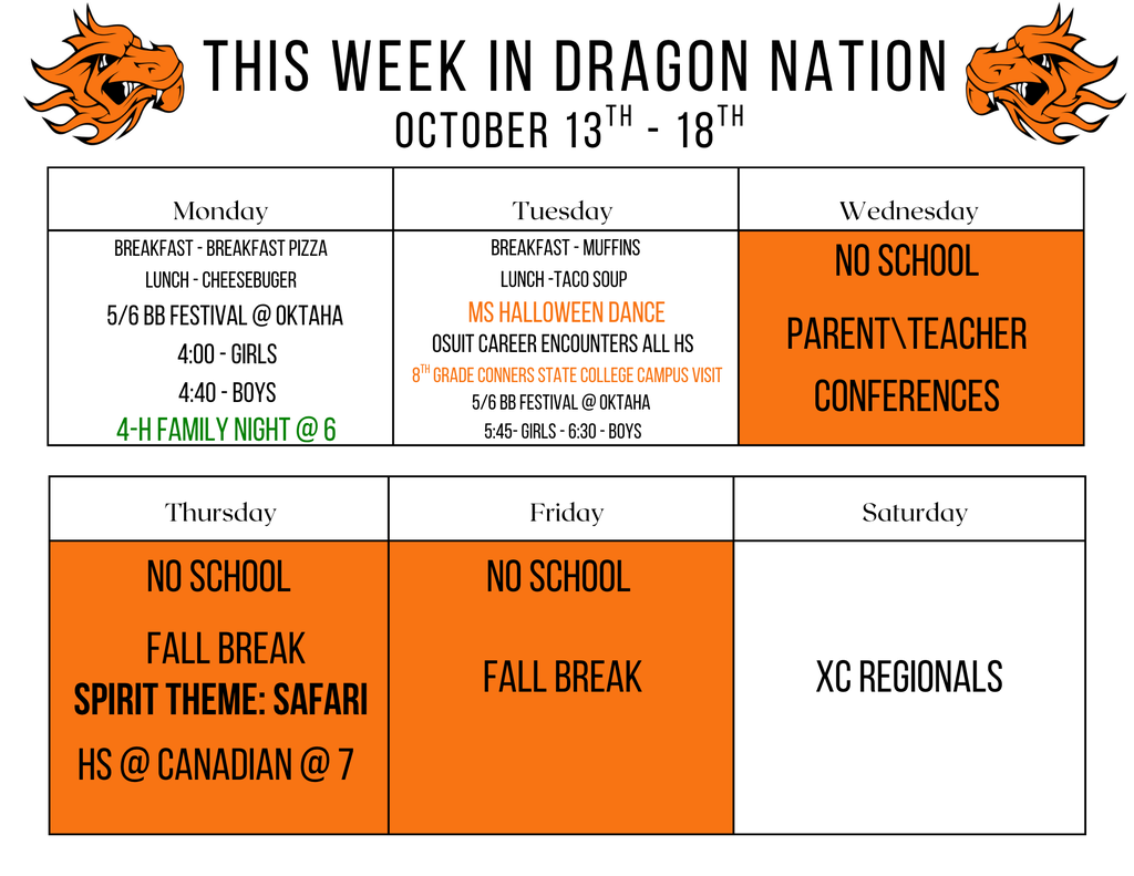 this week in dragon nation