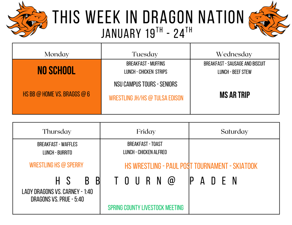 the week in dragon nation