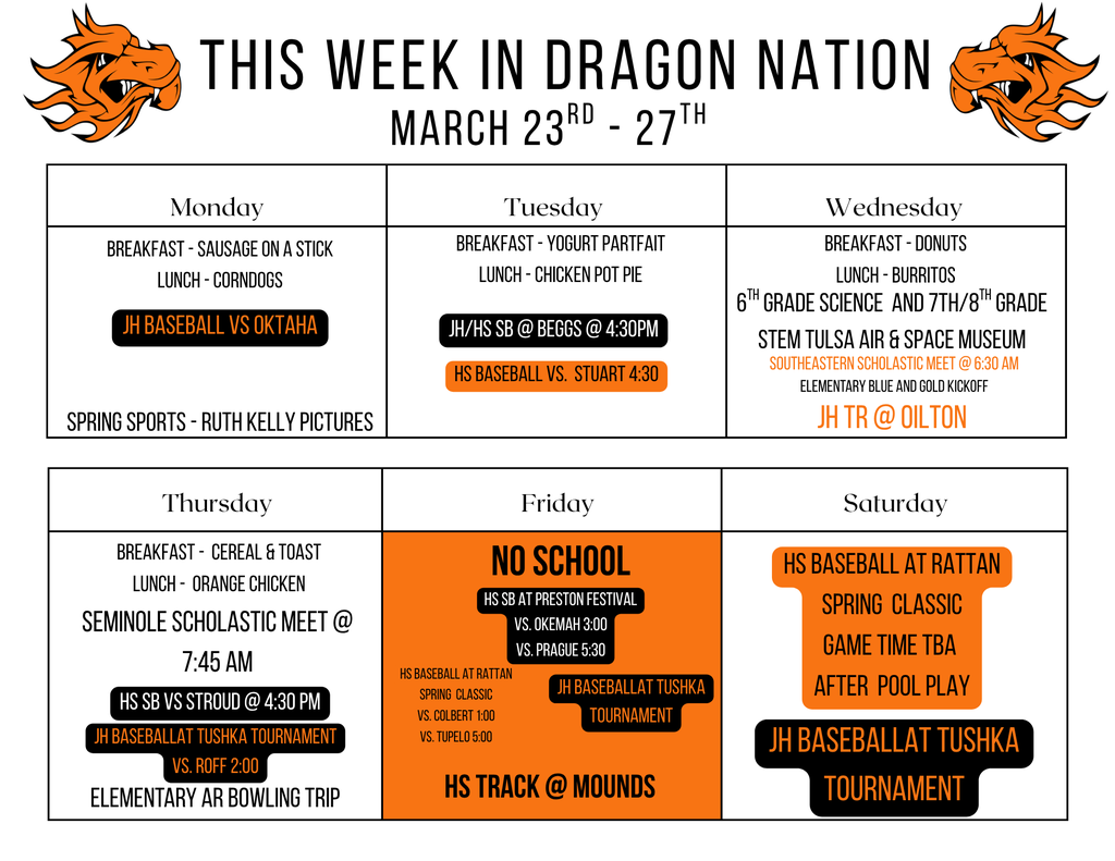this week in dragon nation