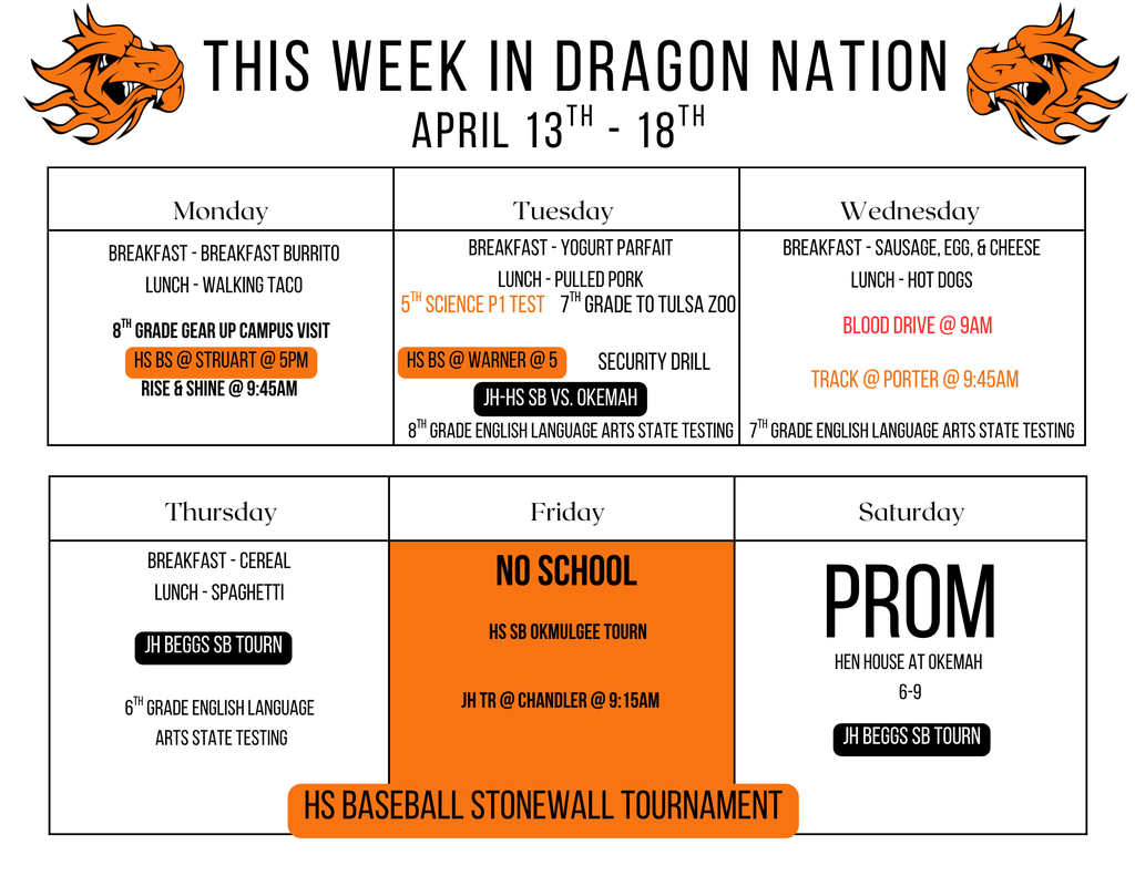 this week in dragon nation