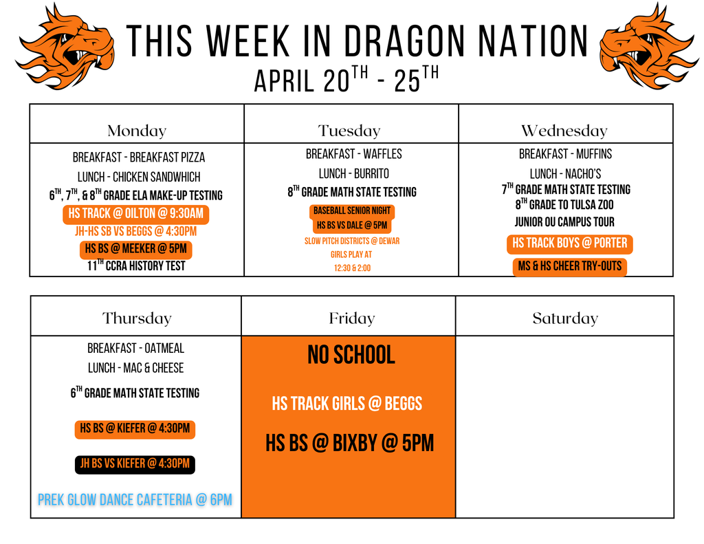 this week in dragon nation