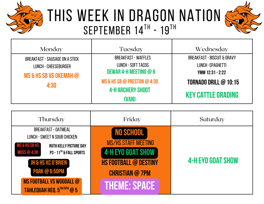 this week in dragon nation