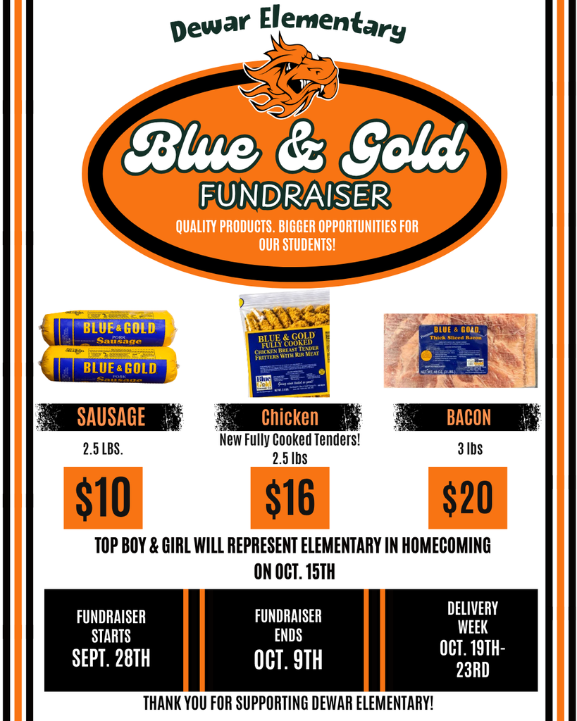 blue and gold