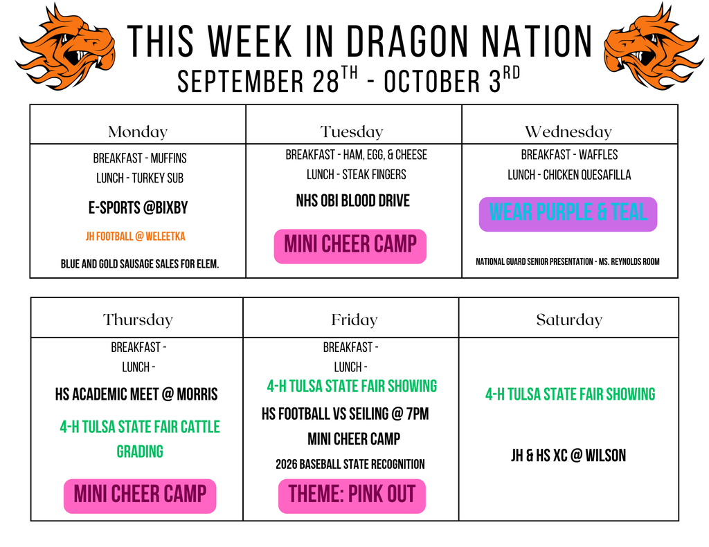 this week in dragon nation