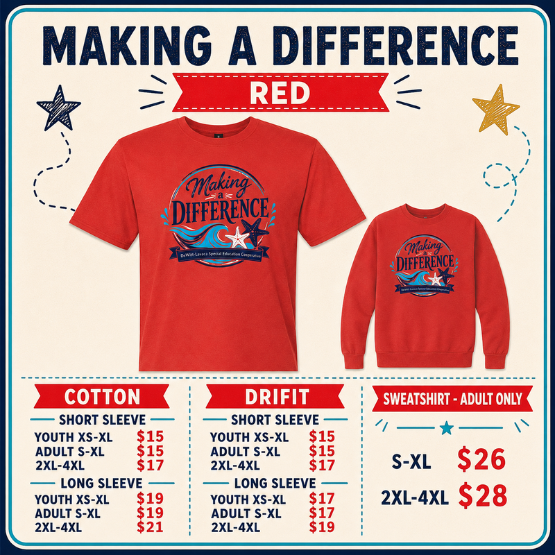 red making a difference