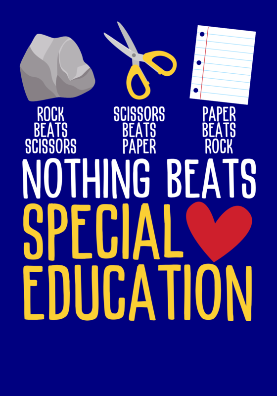 Nothing Beats Special Education Shirt Design