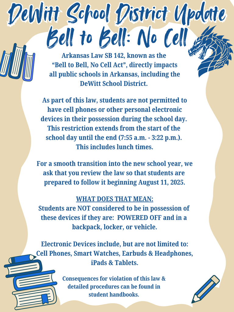 White Blue Cute Illustrative Classroom Announcement Poster