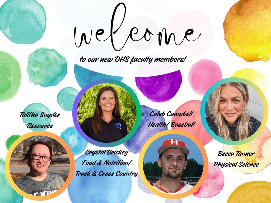 DHS is proud to introduce our new faculty members! 