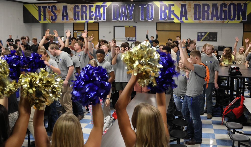 Students at DHS had a Back to School Assembly. 
