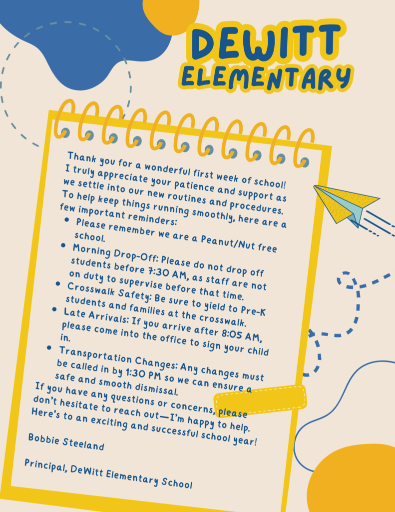 DeWitt Elementary Flyer