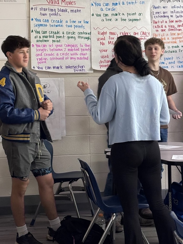 students in Mrs Fitz’s Quanitative Literacy class have been learning about income, taxes, and wealth. The students played “The Wealth Game”. They started out with random bags of beads-each color representing a different value. This dictated whether they were poor, middle class, or rich. They then had to facilitate trades with classmates that would benefit their total. They got a bonus if they could get groups of three of the same color. They learned that wealth is determined by luck, natural abilities, effort, and motivation. Sometimes you gain wealth-and sometimes you lose wealth- but you usually do not have total control over it.
