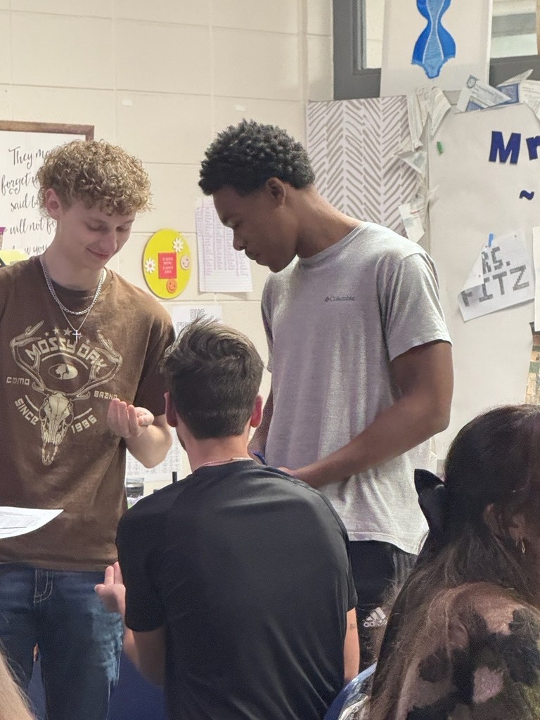 students in Mrs Fitz’s Quanitative Literacy class have been learning about income, taxes, and wealth. The students played “The Wealth Game”. They started out with random bags of beads-each color representing a different value. This dictated whether they were poor, middle class, or rich. They then had to facilitate trades with classmates that would benefit their total. They got a bonus if they could get groups of three of the same color. They learned that wealth is determined by luck, natural abilities, effort, and motivation. Sometimes you gain wealth-and sometimes you lose wealth- but you usually do not have total control over it.