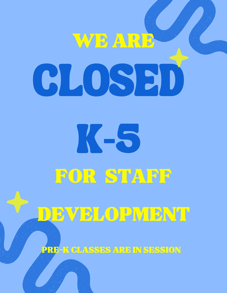 Closed for staff development